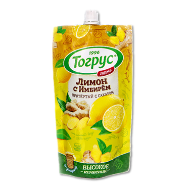 Лимон с имберём протёртый с сахаром тогрус, 250 гр