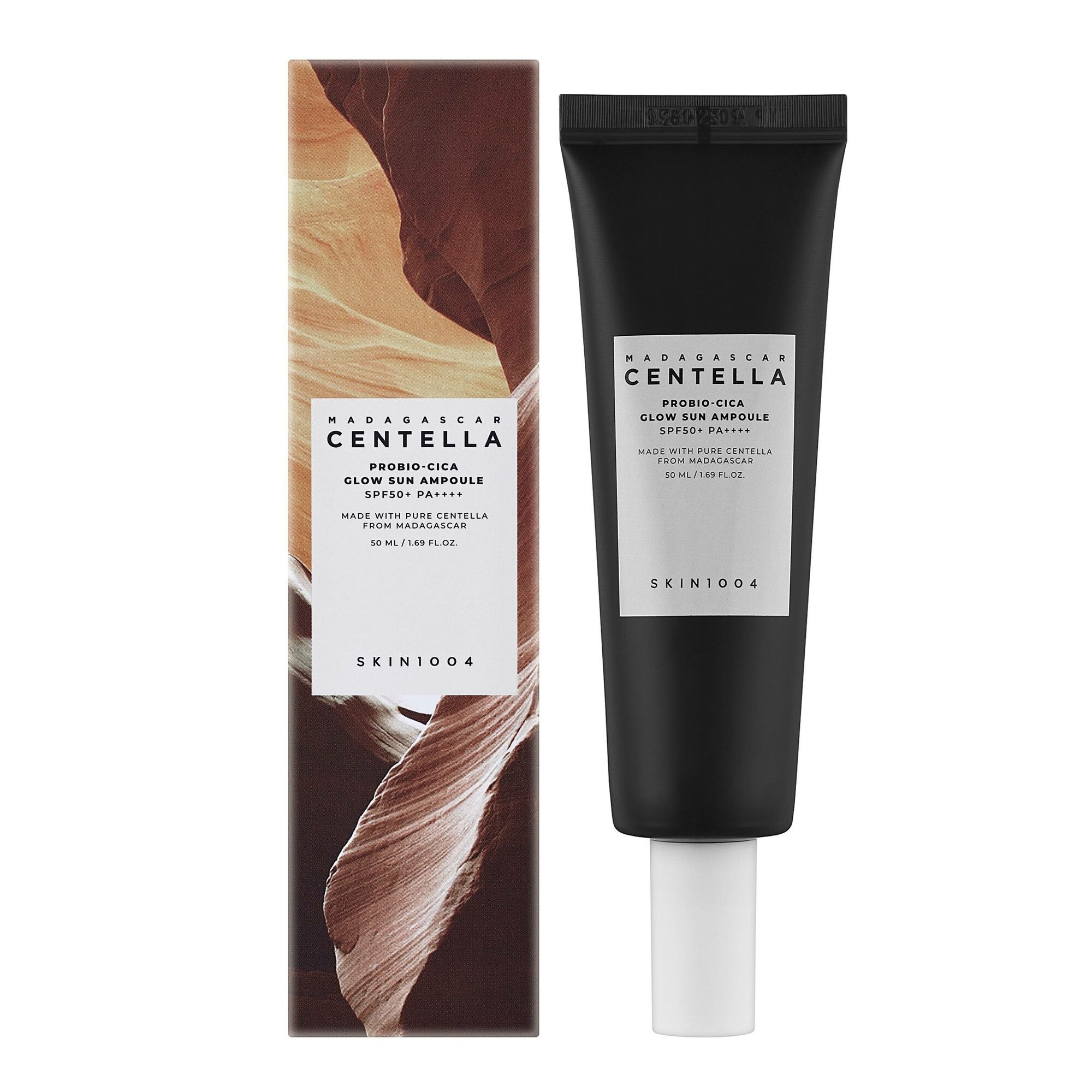 Солнцезащитная ампула-сыворотка для лица SKIN1004 Centella Probio-Cica Glow SPF50+, 50 мл