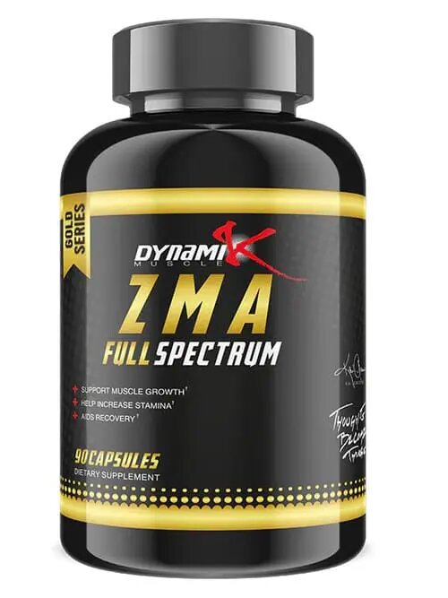 Dynamic Gold ZMA 90 капсул — цинк, магний и витамин B6 для восстановления и сна