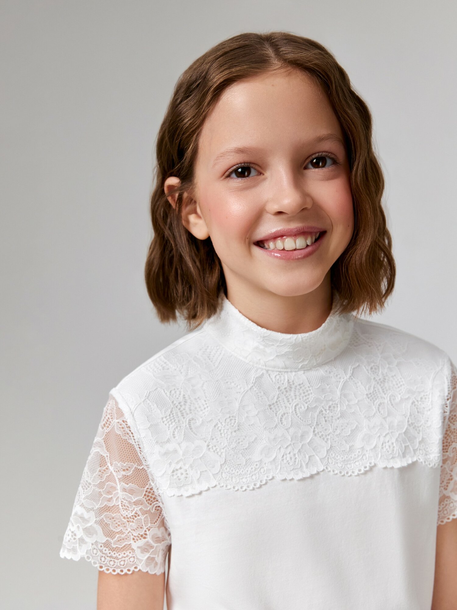 Школьная блуза Acoola размер 122 белый