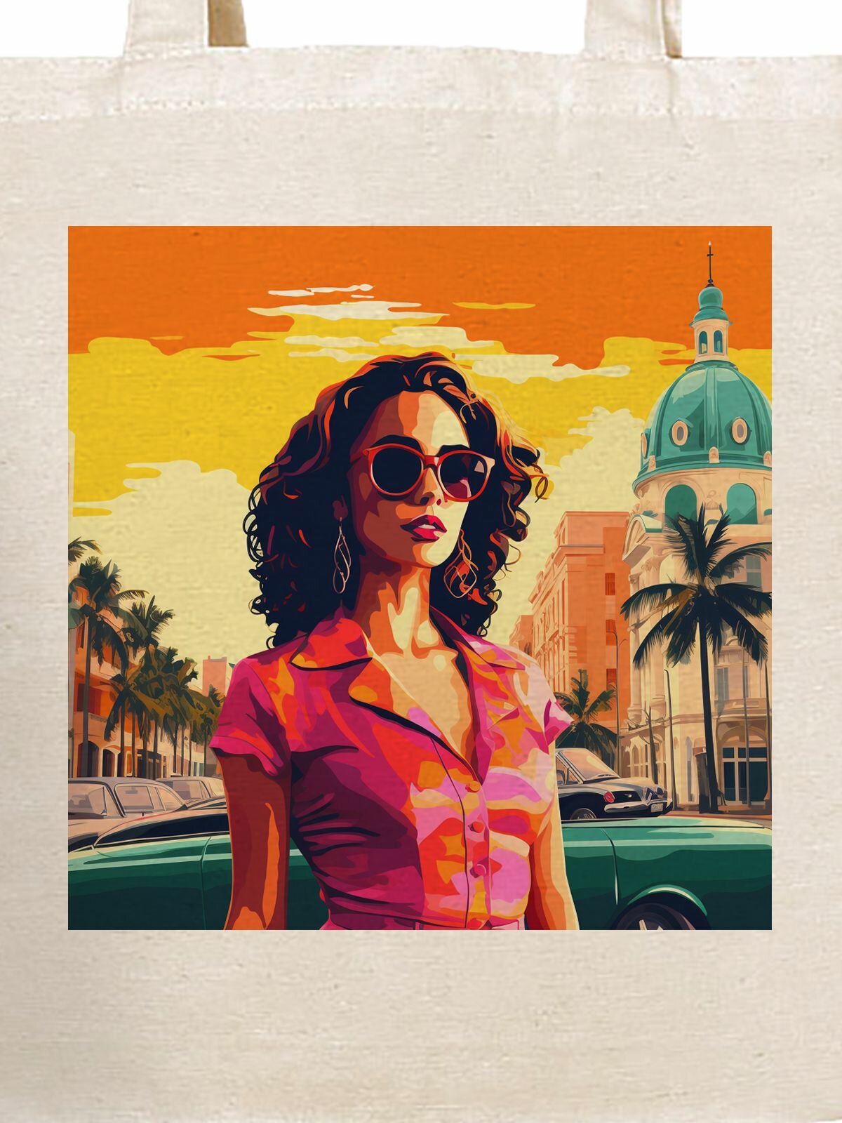 Сумка шоппер Gerasim, фактура плетеная, розовый/бежевый — фото 1