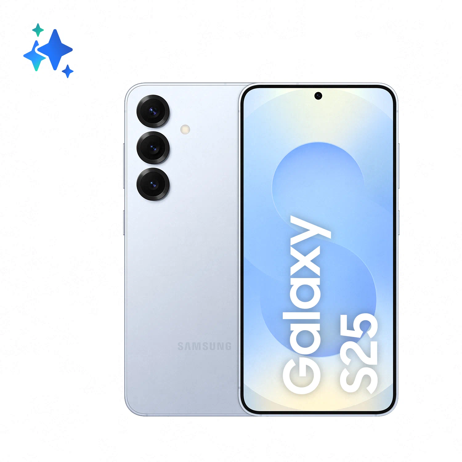Смартфон Samsung Galaxy S25 12/512 ГБ: nano SIM + eSIM, Icyblue