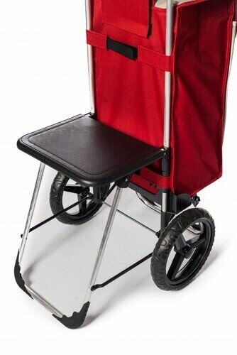 Тележка хозяйственная со стулом нагрузка до 120 кг