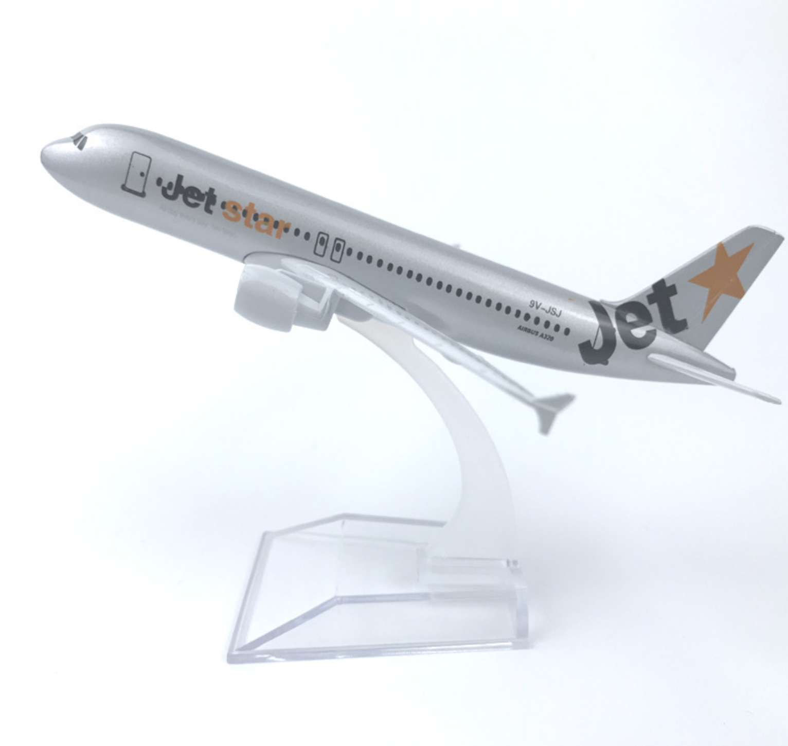 Металлическая модель самолёта Jetstar Airways "Airbus A320", металл