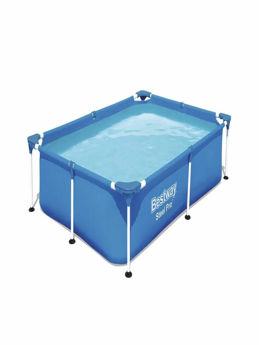Бассейн каркасный Rectangular Metal Frame Pool, прямоугольный, металлический каркас.