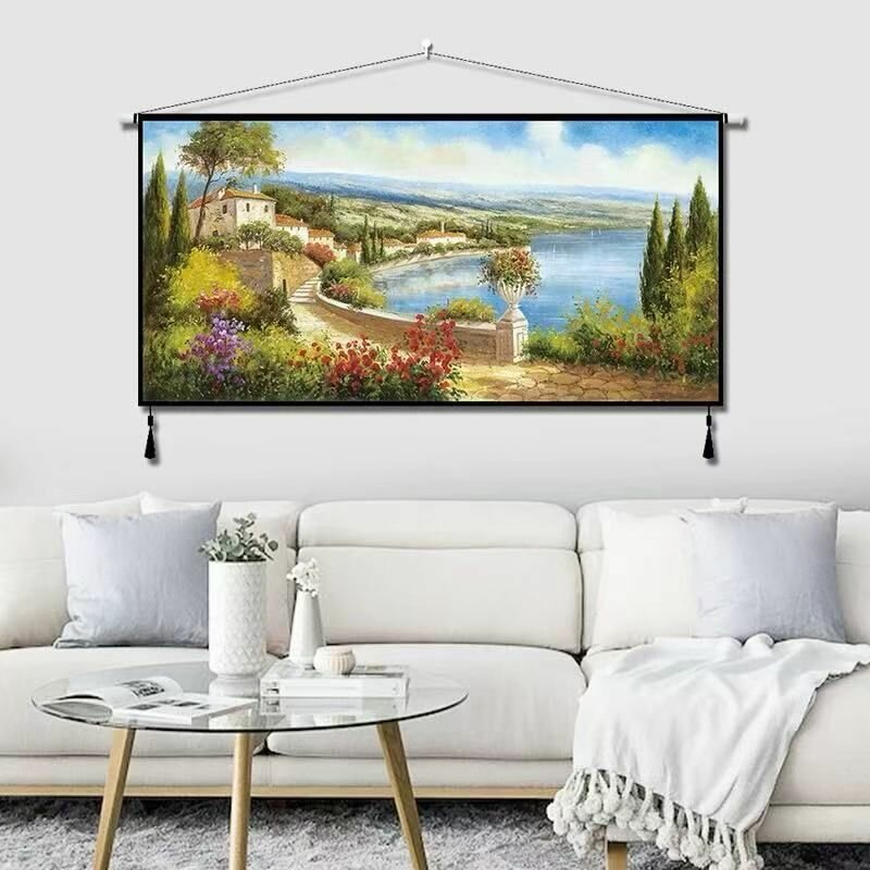 Набор для вышивания крестом 11CT канва 60x110 см / готовая вышивка 50x100 см