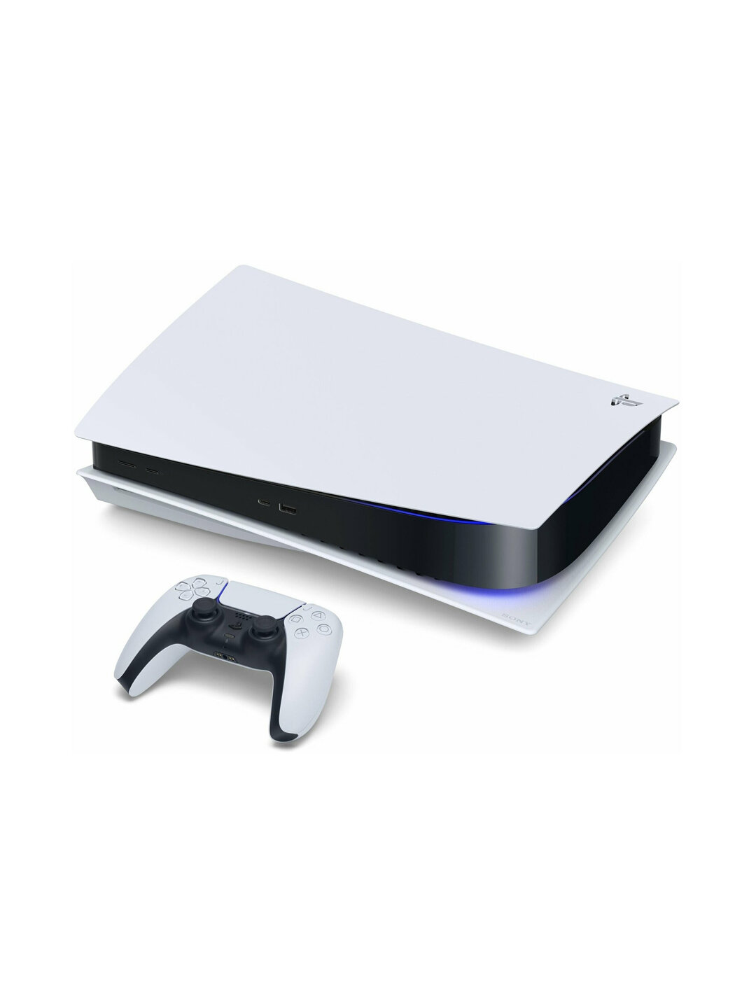 Игровая приставка Sony PlayStation 5, 825ГБ SSD, беспроводной контроллер DualSense, белый