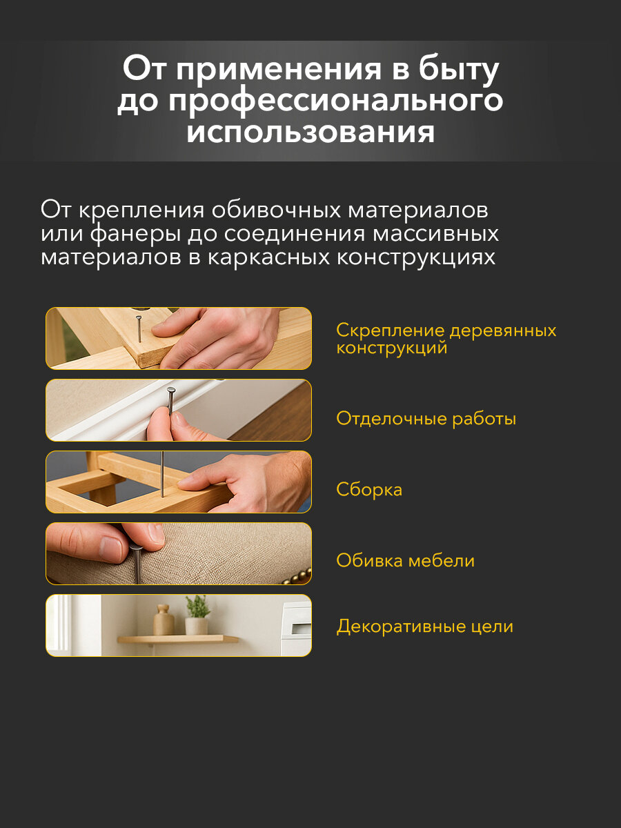 Набор финишных оцинкованных гвоздей Kranz диаметром 1.3-3.4 мм в кейсе, 1260 шт — фото 1
