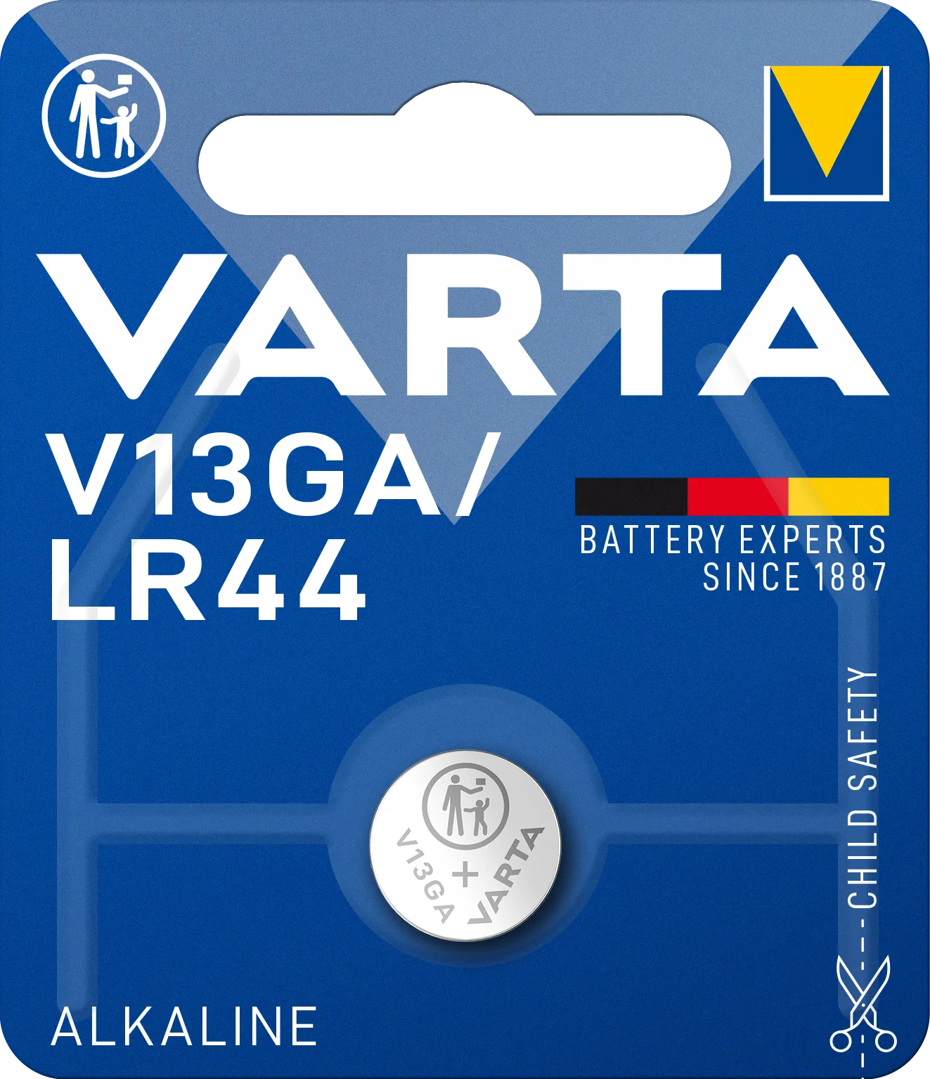 Батарейка Varta Alkaline Special V13GA/LR44  130 mAh  ( 1 ) шт. в блистере 04276101401