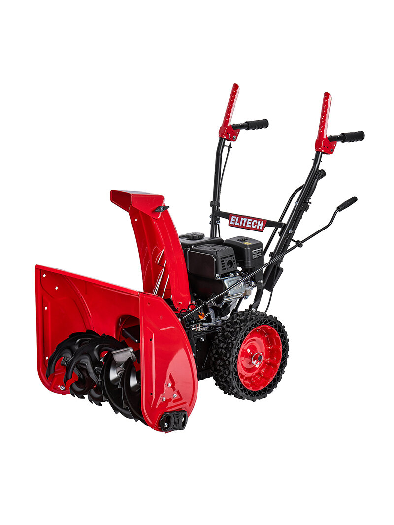 Снегоуборщик Elitech СМ 0756H ручной 7 л. с ширина захвата 56см