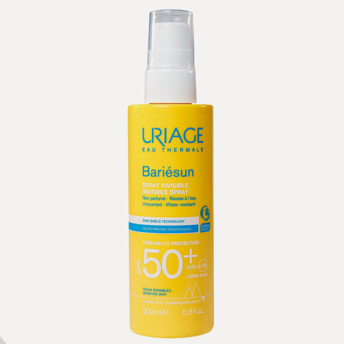 Изображение товара Спрей URIAGE без ароматизаторов Invisible Spray Unscented SPF 50+, 200 мл