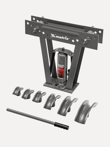 Изображение товара Трубогиб гидравлический Matrix 1/2"–2", 12 т, в комплекте с башмаками 181335