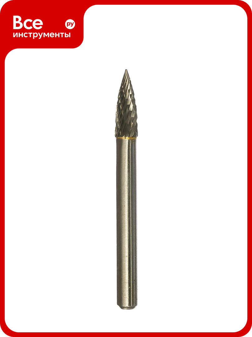Твердосплавная борфреза тип G (6х18 мм; хв-к 6 мм) MESSER G0618M06