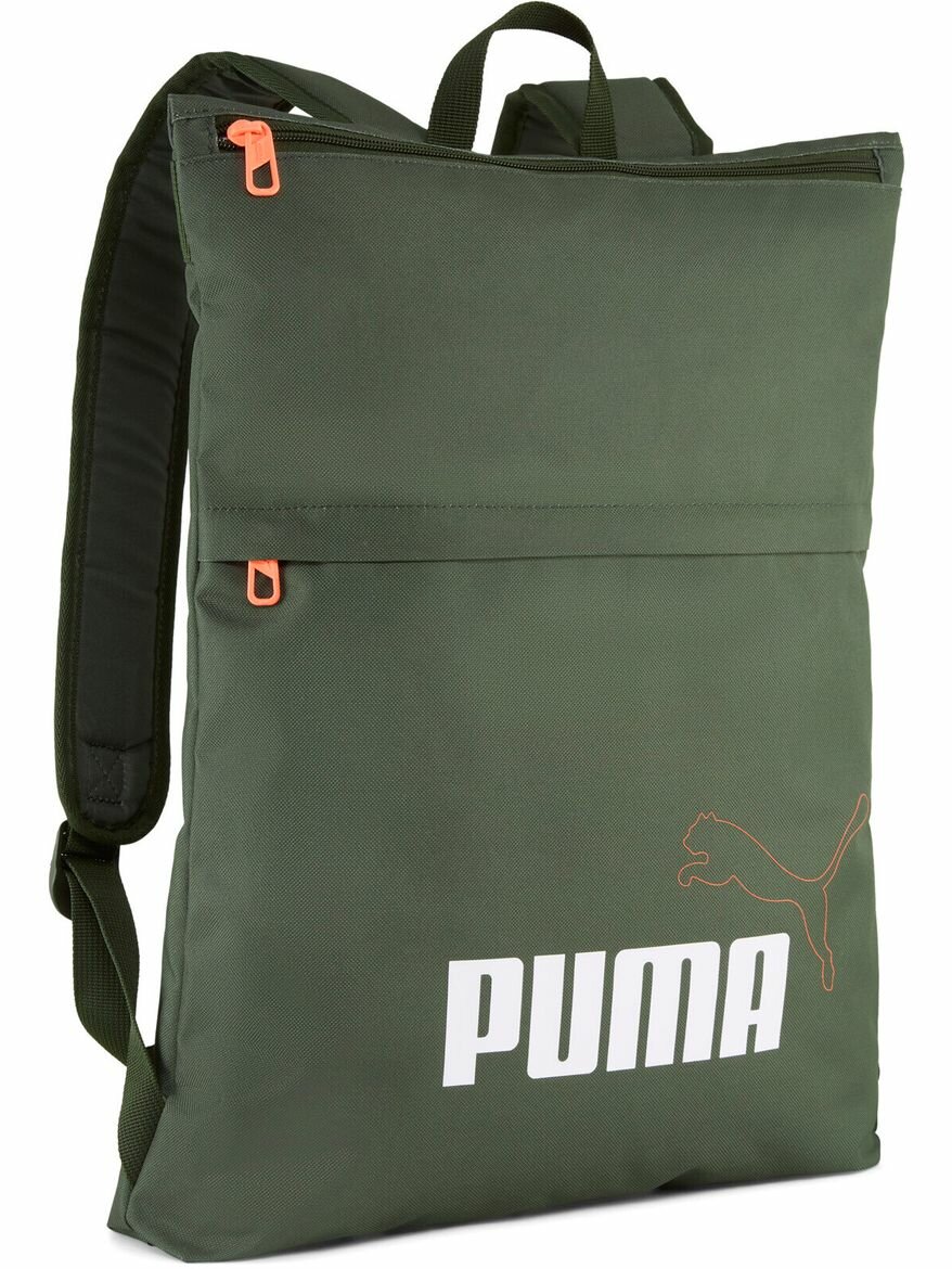 Рюкзак Puma Phase Elemental Backpack зеленый Повседневный 45,5х34х6