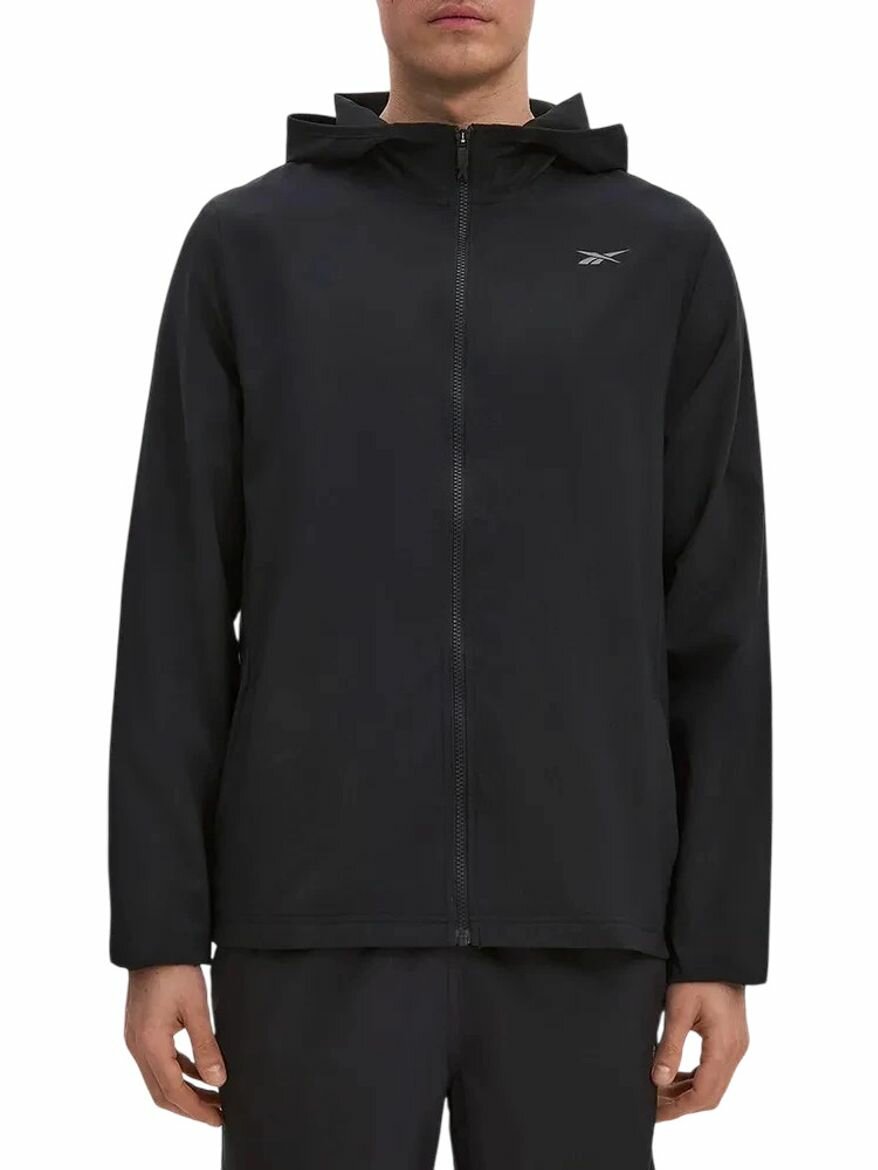 Ветровка Reebok Identity Train Woven Jacket, размер XXL INT, черный
