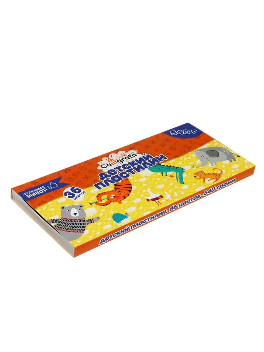 Яркий пластилин для творчества, 36 цветов