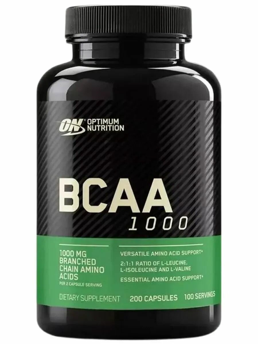 BCAA "1000" от Amino аминокислотный комплекс 220 г 200 капсул без вкуса