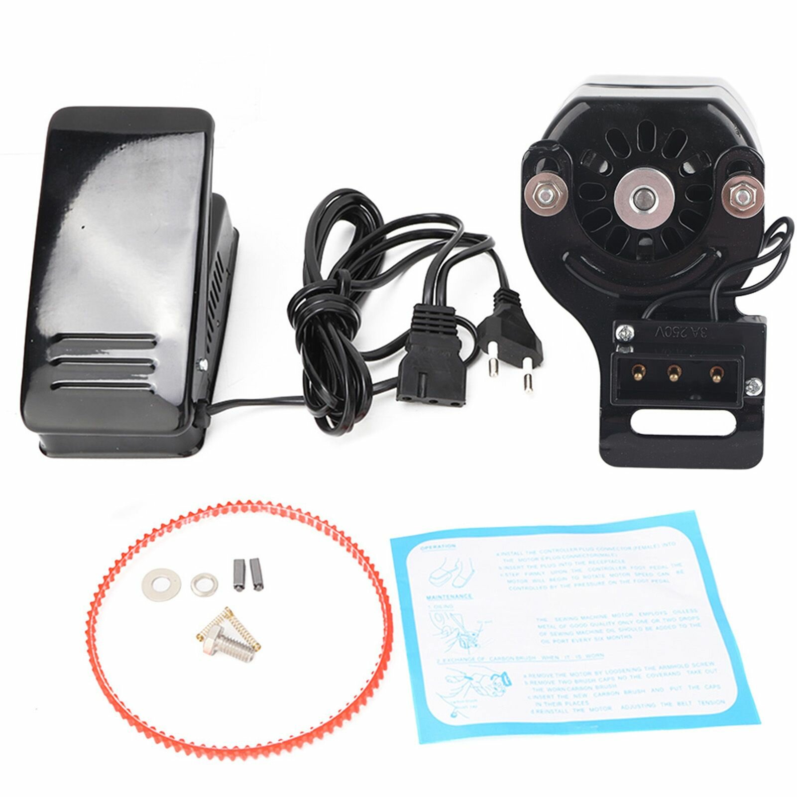 Мотор 100 Вт с педалью для бытовой швейной машины