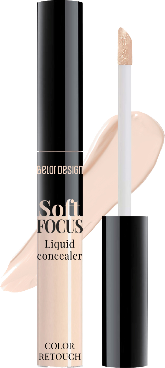 Жидкий консилер BelorDesign "Soft Focus", увлажняющий, для маскировки недостатков