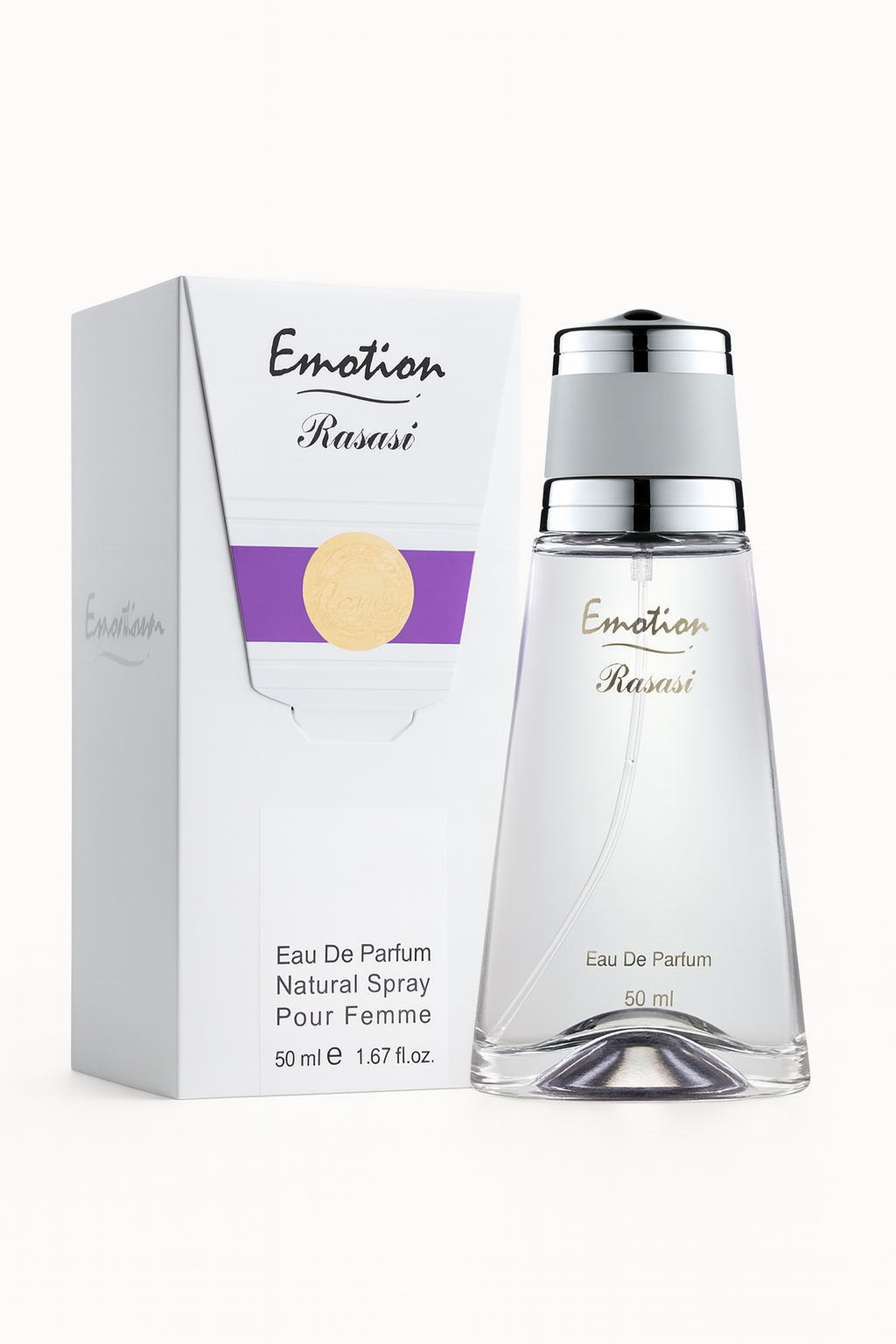 Emotion Rasasi Парфюмерная вода, женская, фруктово-цветочный аромат, 50 мл