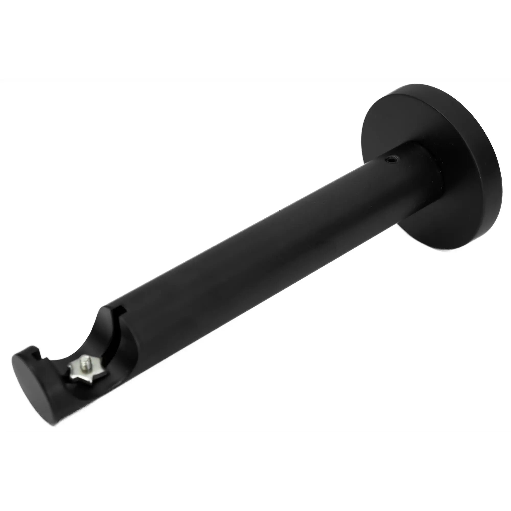 Кронштейн для штанги со сверлением алюминий цвет черный 2 см