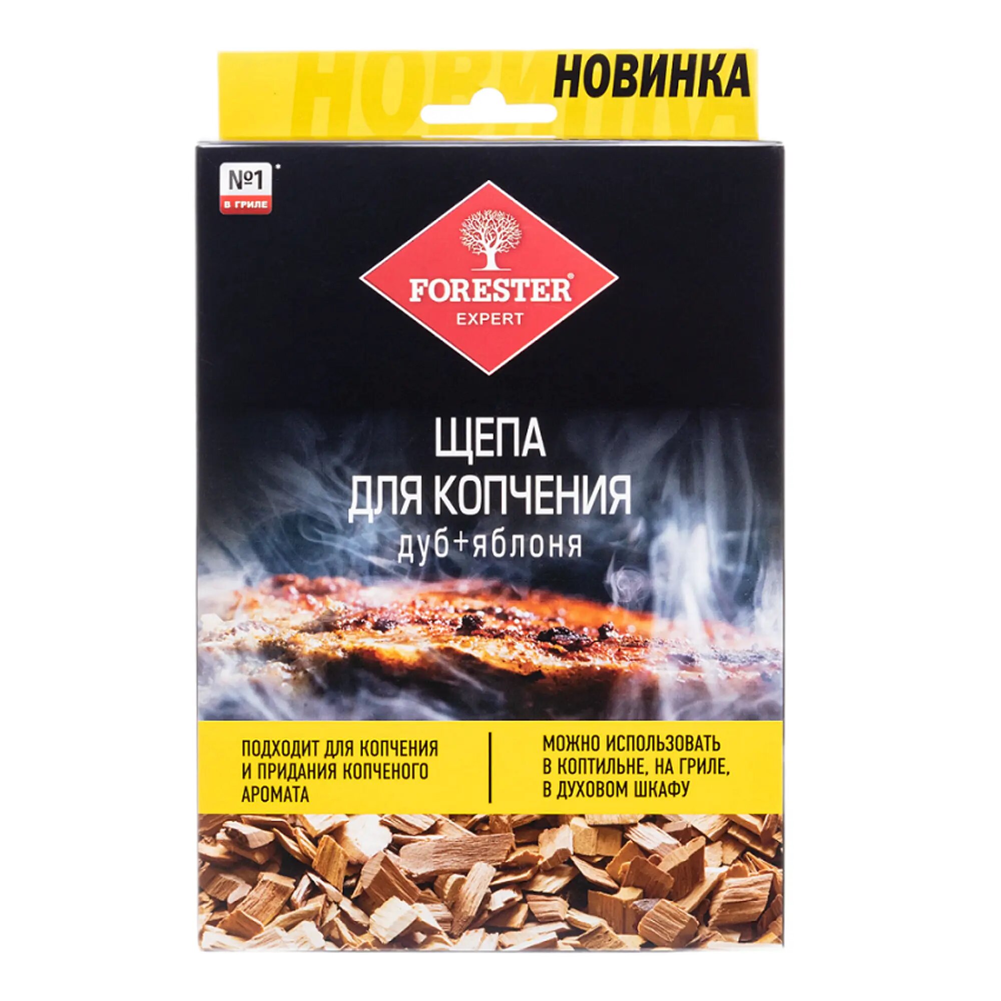 Щепа для копчения Forester яблоня/дуб 175 г