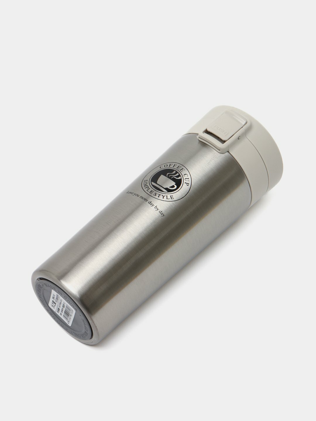 Термокружка для чая и кофе - Серебряный — фото 1