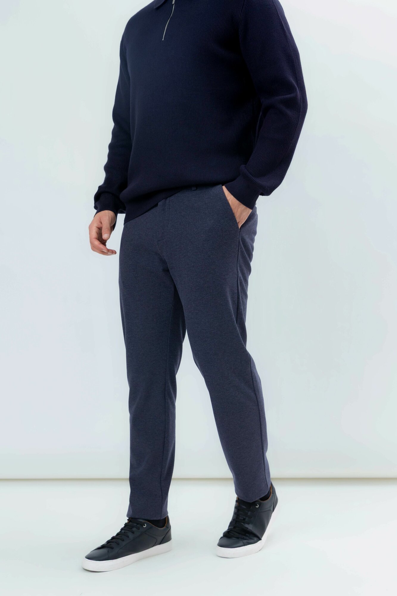 Брюки классические TERRA PRO, размер 30, navy