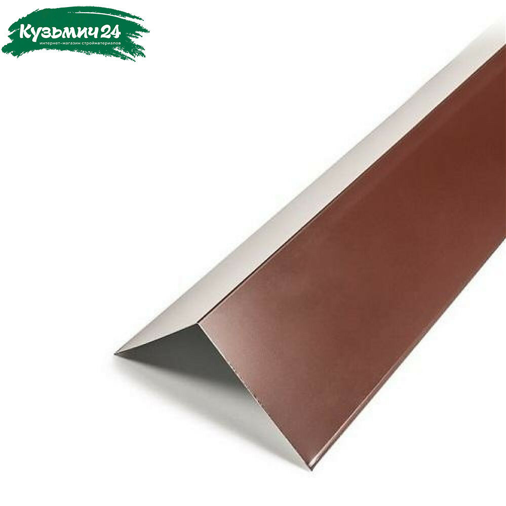 Конек цветной с рисунком 20х20 коричневый