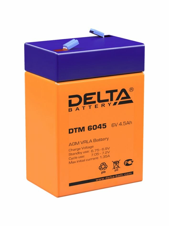 Аккумуляторная батарея DELTA DTM 6045