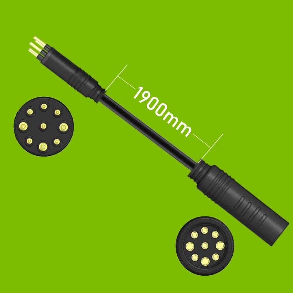 Кабель двигателя для электровелосипеда Black 9 pin 250-1000W