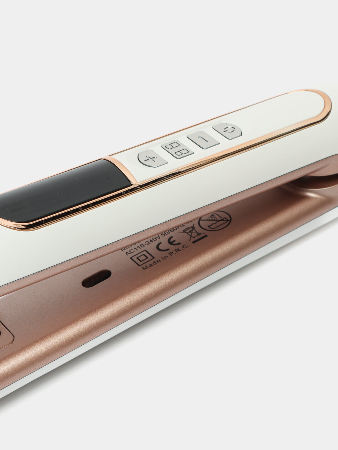 Выпрямитель волос Zumba ZM-8013, ионизация, быстрый нагрев, белый/оранжевый