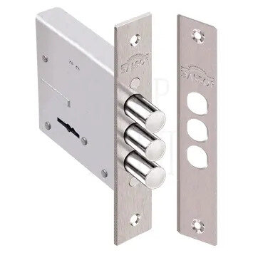 Замок Elbor (Эльбор) врезной сувальдный Кремень 1.04.07 /08958/ никель