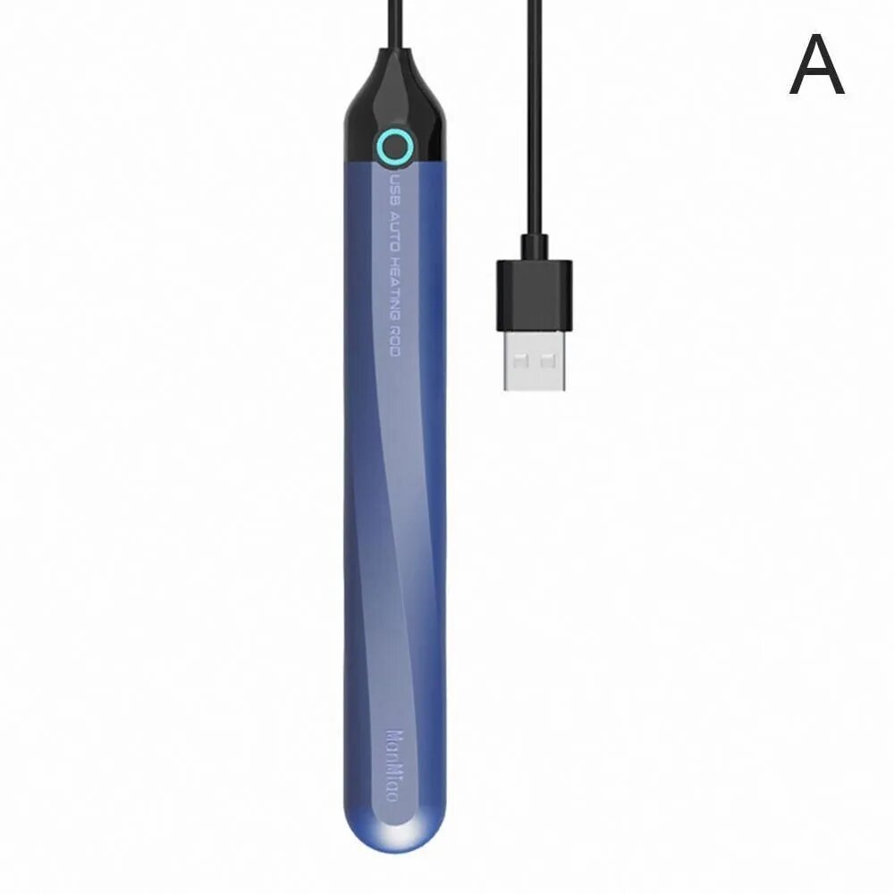 USB Тепловой стержень нагреватель для мастурбатора, надувной куклы, 155 мм, Автоматический контроль температуры