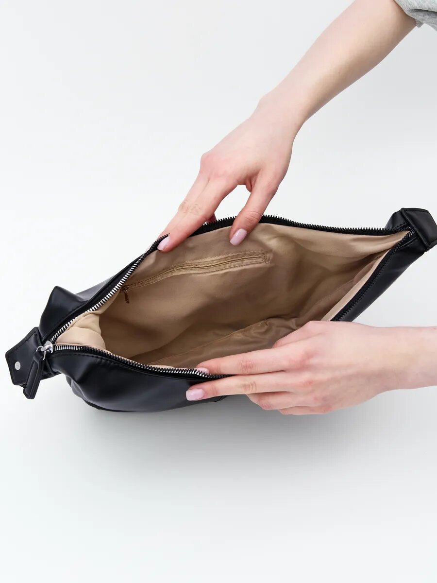 Сумка хобо OSA MINUA, черный — фото 1