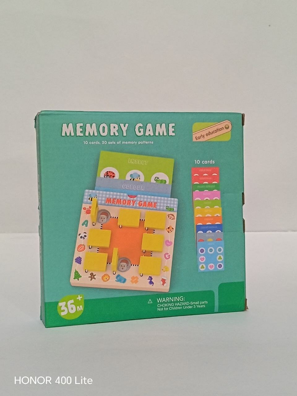 Развивающая игрушка для памяти "MEMORY GAME" для детей 3+, улучшает память