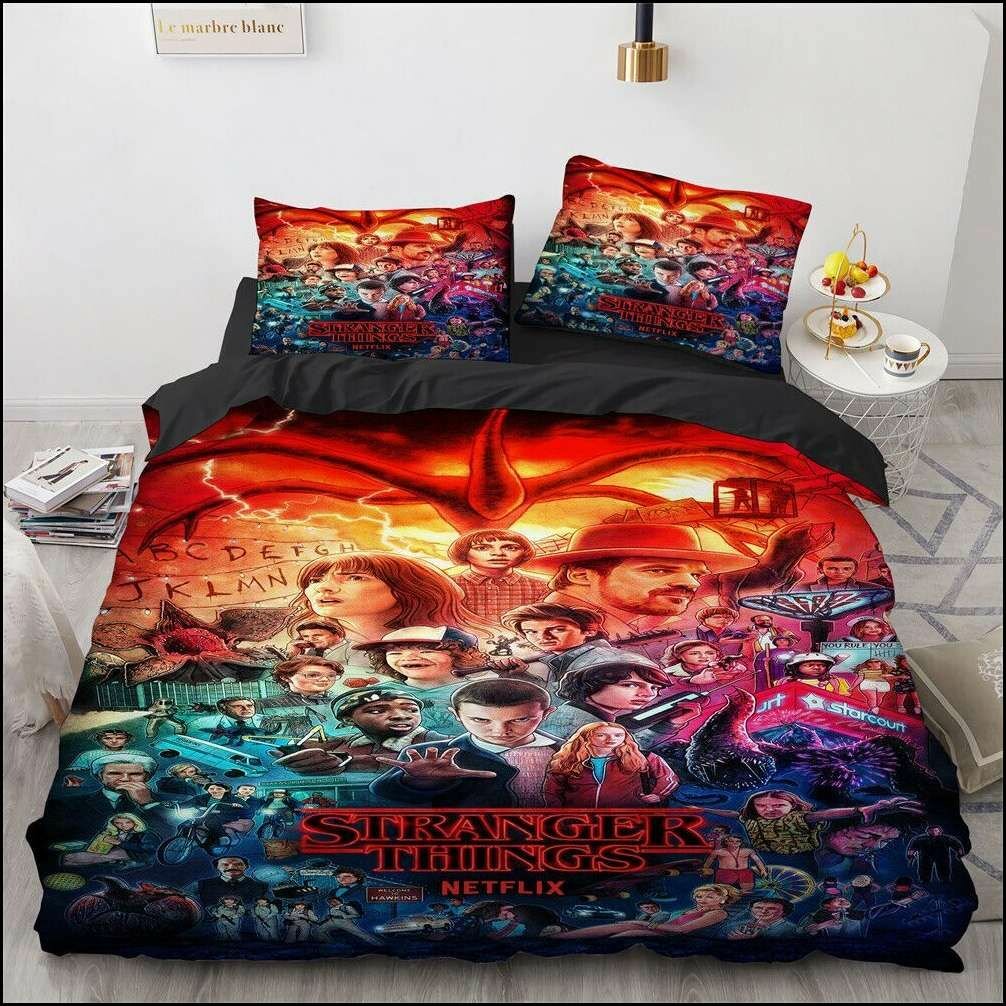 Комплект постельного белья Crazy Getup CYSM PinkStranger Things Home11