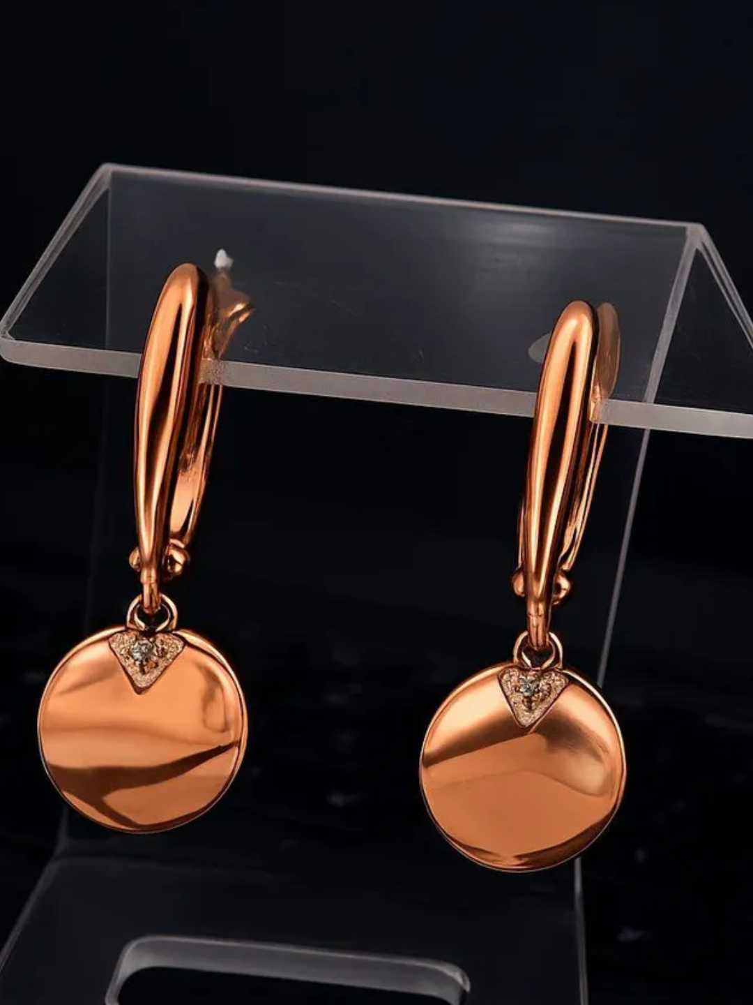 Серьги двусторонние