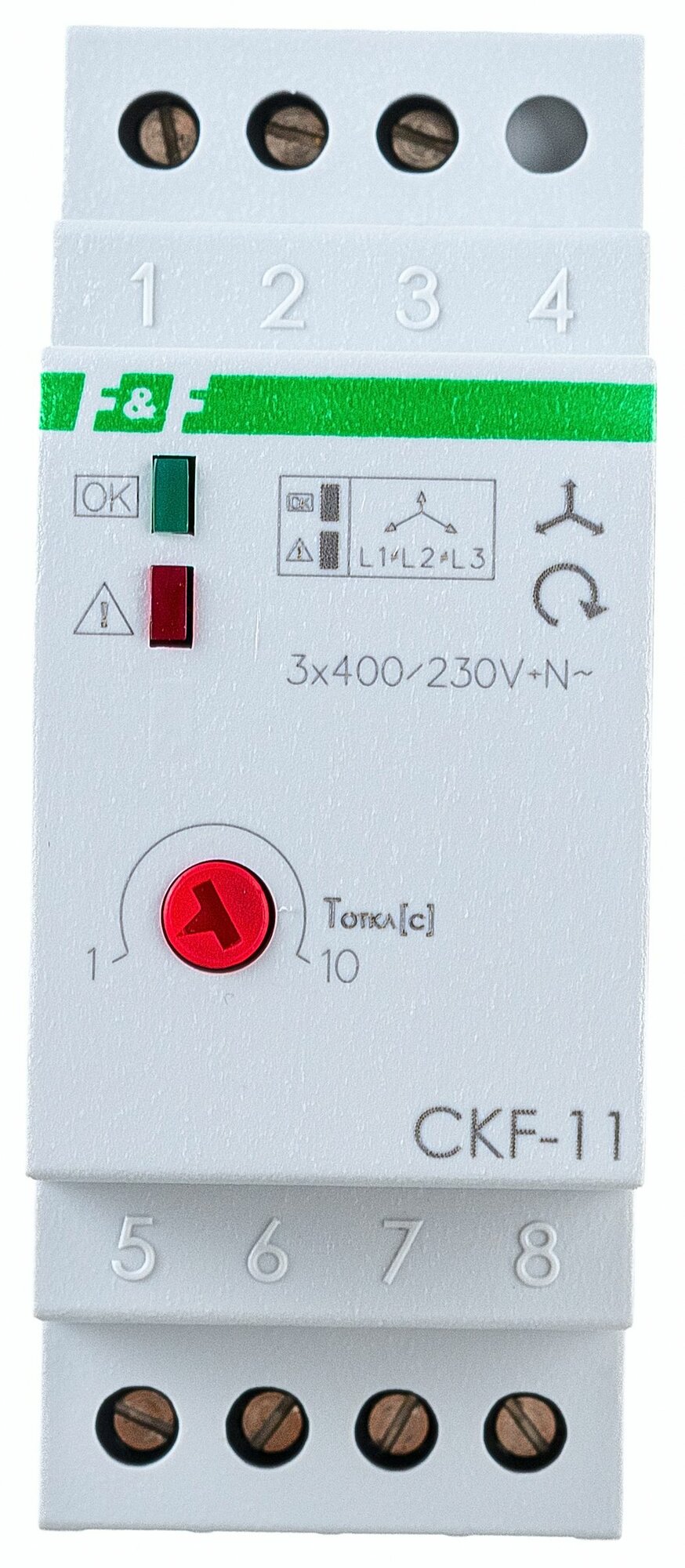 Реле контроля фаз Евроавтоматика F&F CKF-11 EA04.004.003