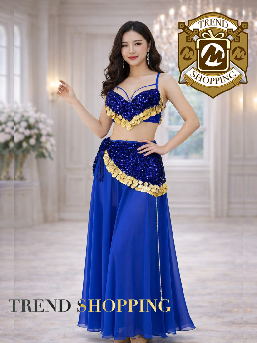 Арабский танцевальный костюм, пеньюар, женское платье для танца, с бюстгальтером