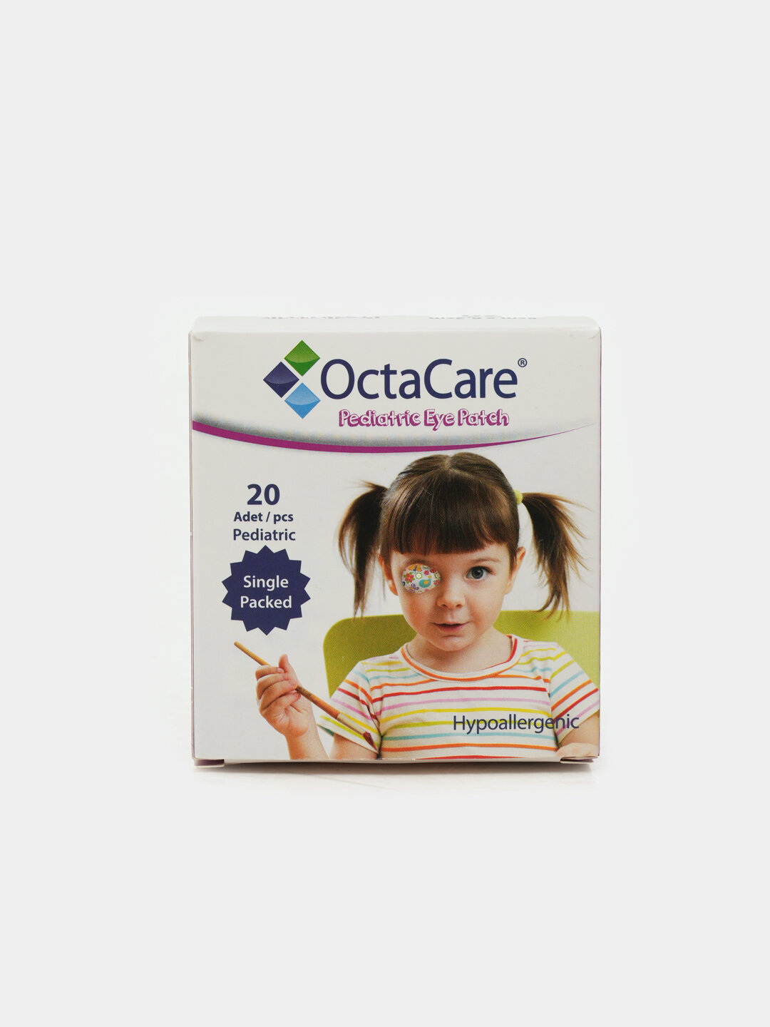 Окклюдер Пластыри для глаз и век , для девочек 20 штук.