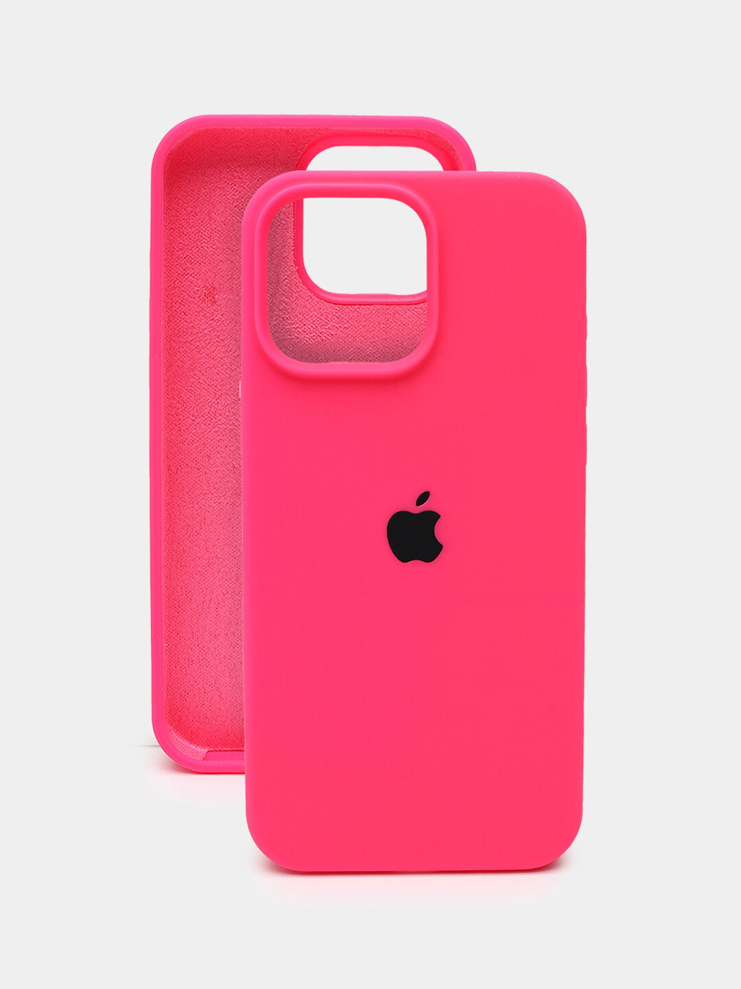 Чехол на iPhone 7, 8, SE, XR, XS, 11, 12, 13, 14, 15, Pro, Maх, Plus, Mini, цветной, силиконовый