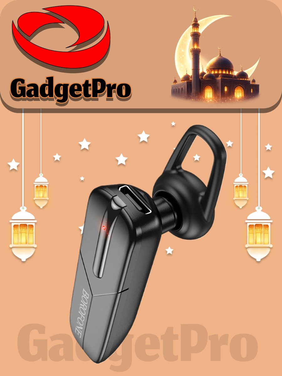 Беспроводная гарнитура Borofone BC36 HIFI Audio: бизнес-гарнитура, Bluetooth, Hi-Fi звук, для работы и звонков.