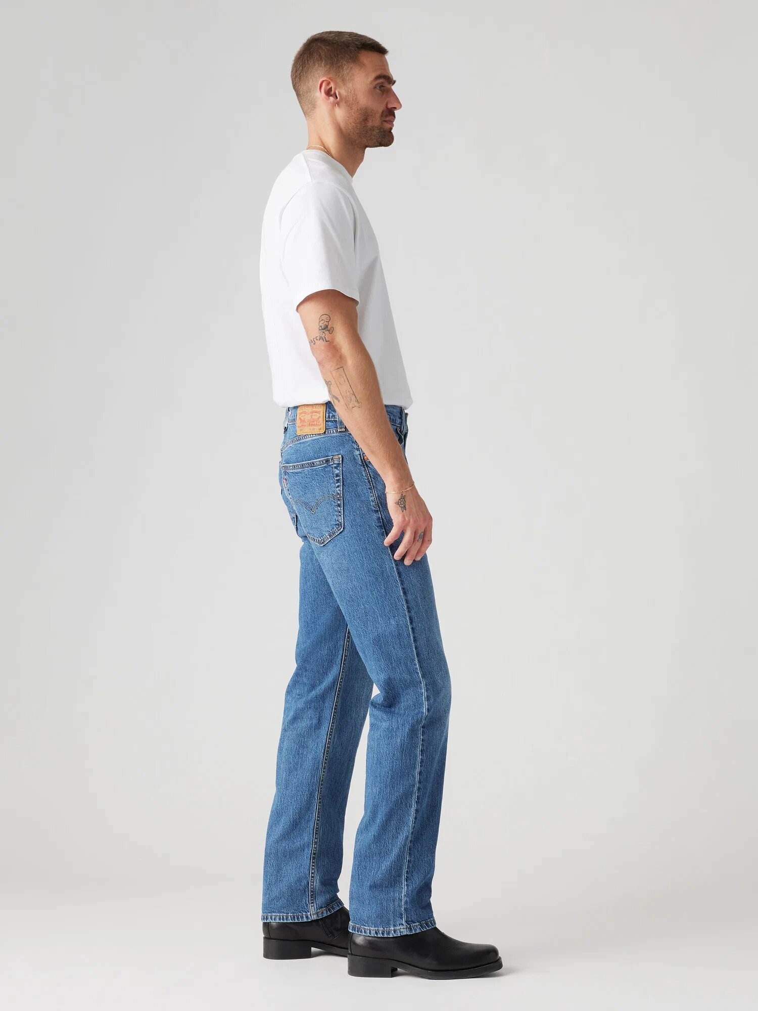 Джинсы классические Levi's 505 Regular, размер 36/32 JEAN, синий — фото 1