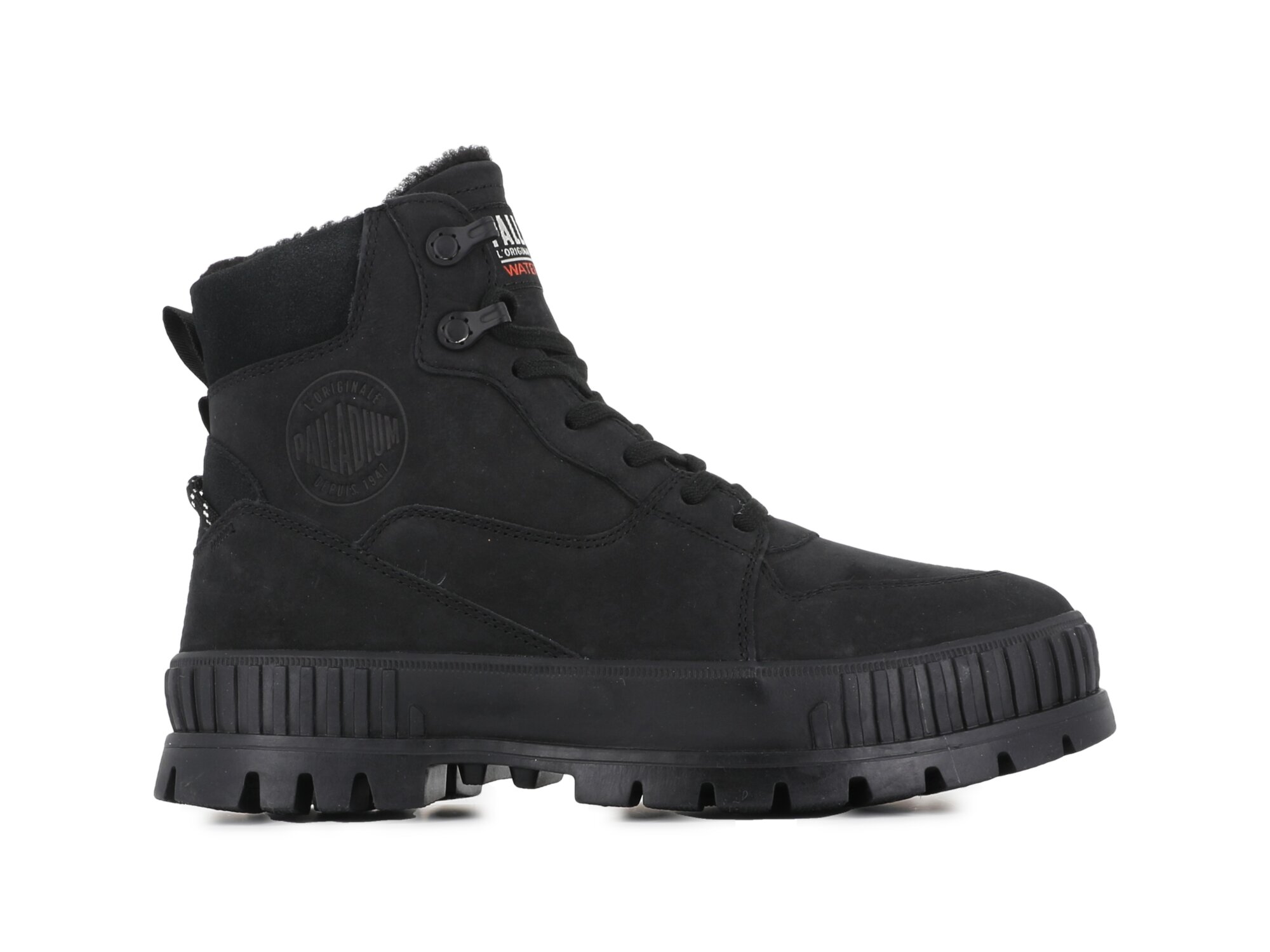 Ботинки Palladium PALLASHOCK WARM WP, размер 41, черный