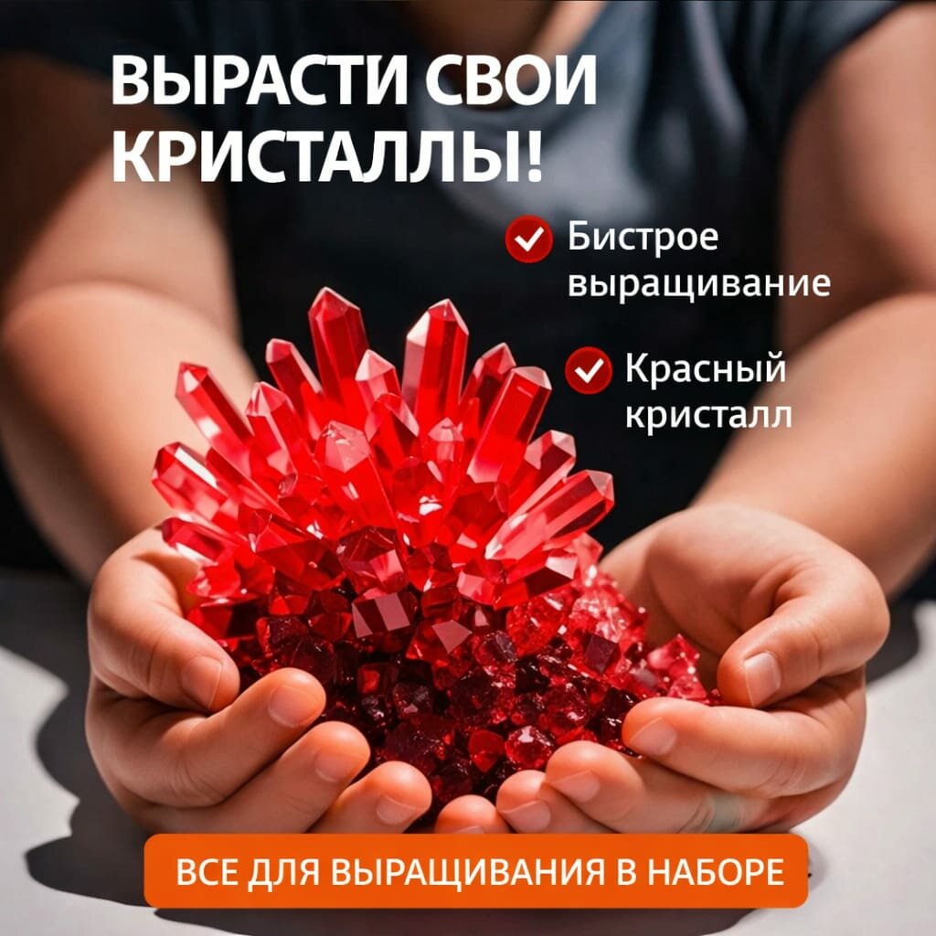 Набор для выращивания кристаллов для детей 1 шт