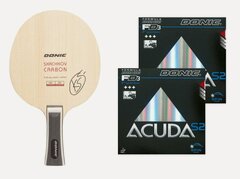 Изображение товара Ракетка для настольного тенниса DONIC Combo Skachkov Carbon Acuda S2