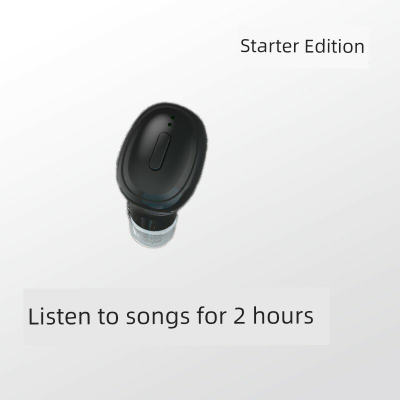 Беспроводные наушники Bluetooth с 2-часовой батареей для игр и музыки, совместимые с Android и iOS, черный цвет