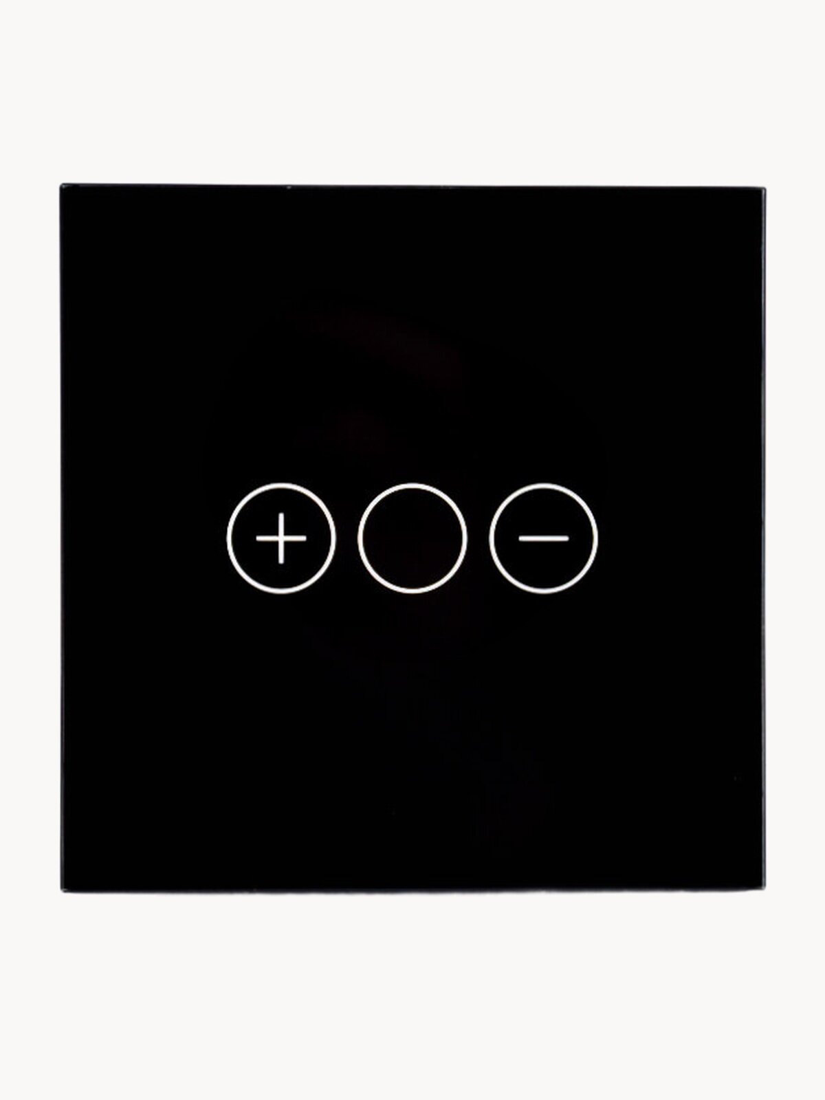 Умный выключатель c WIFI, стеклянный сенсорный диммер С нулем, умный дом, светорегулятор одноклавишный черный