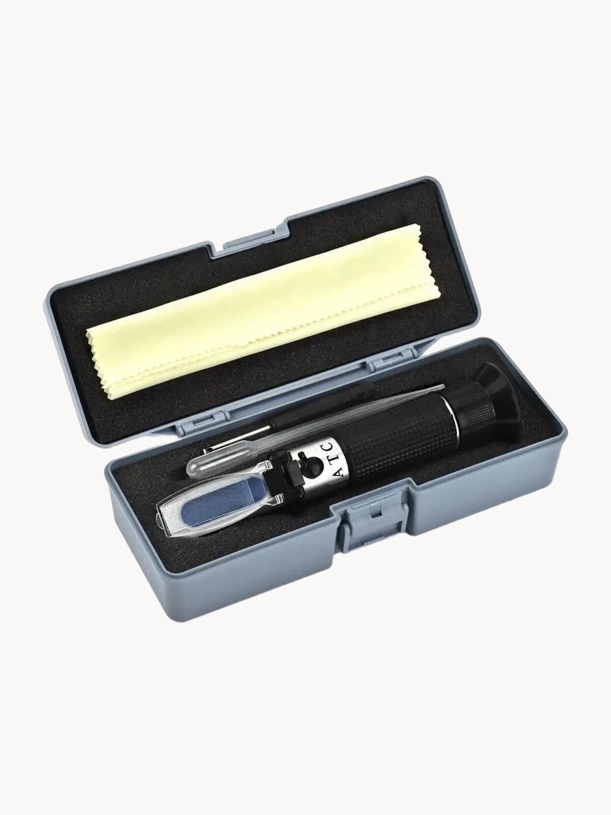 Рефрактометр самоварыч. РФ, для вина/пива/сахара, 0-32%, черный